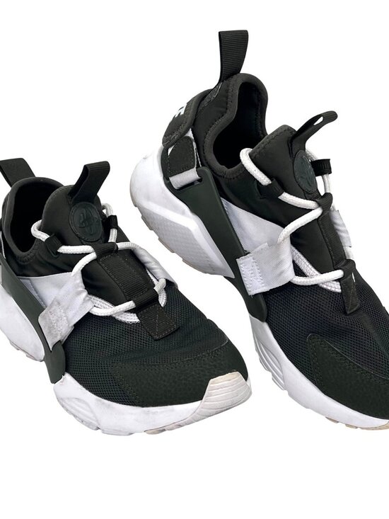 Nike Air Huarache City Low Womens Shoes Size 7 Olive Sneakers Adjustable Straps - Picture 1 of 12